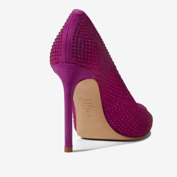 SCHUTZ Pink Studded Heels - Picture 5 of 15